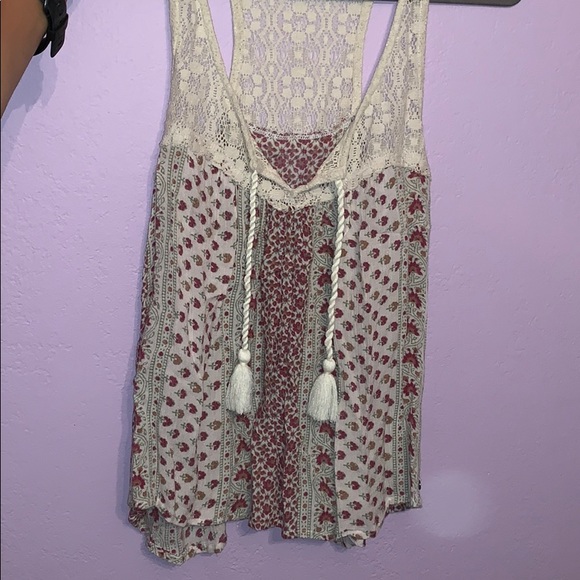 Abercrombie and Fitch Patterned Tank Top - Picture 1 of 2